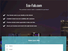 Tablet Screenshot of eco-fab.com